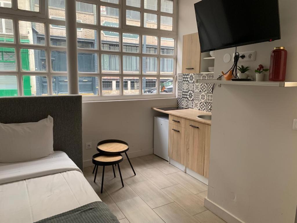 פריז Bright Charming Modern Studio By Dreamy Canal מראה חיצוני תמונה